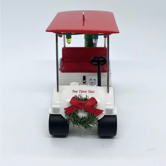 NIB Hallmark Keepsake Golf Car Tee Time Taxi Ornament 2007 - Picture 8 of 10